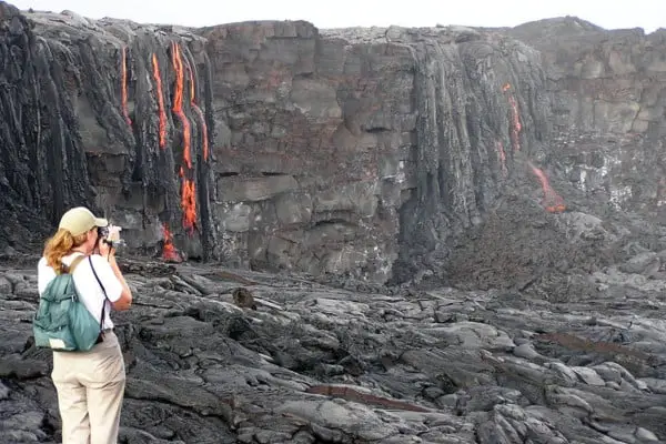 Lava and Basalt at Hawaii Volcanoes National Park