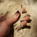 Sand on hand